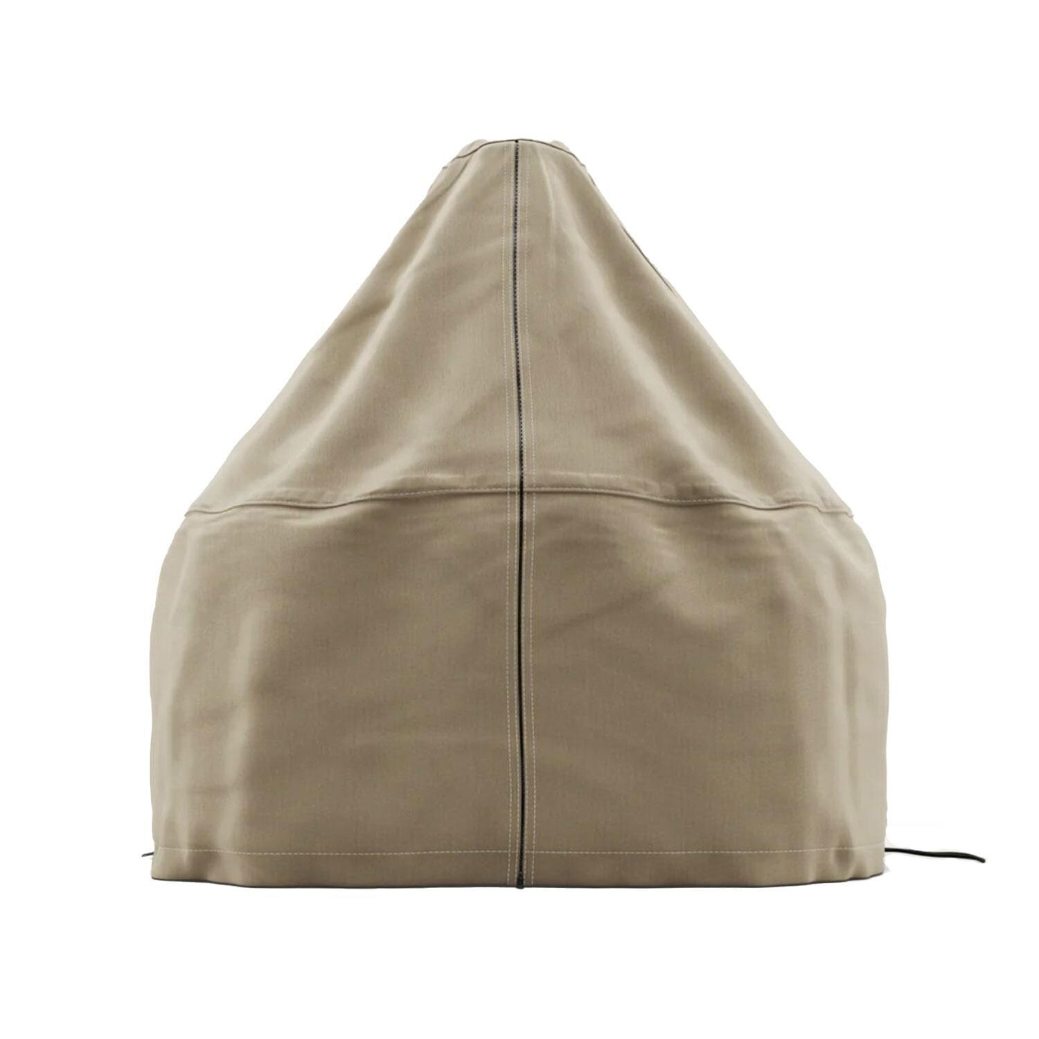 Gozney AM1983 Dome XL Gen 2 Pizza Oven Cover - Natural - Rear View - White Background thumbnail