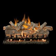 Grand Canyon 42-Inch Arizona Juniper Vented Natural Gas Log Set W/ 3 BRN Burner - High Capacity Basic On/Off Remote
