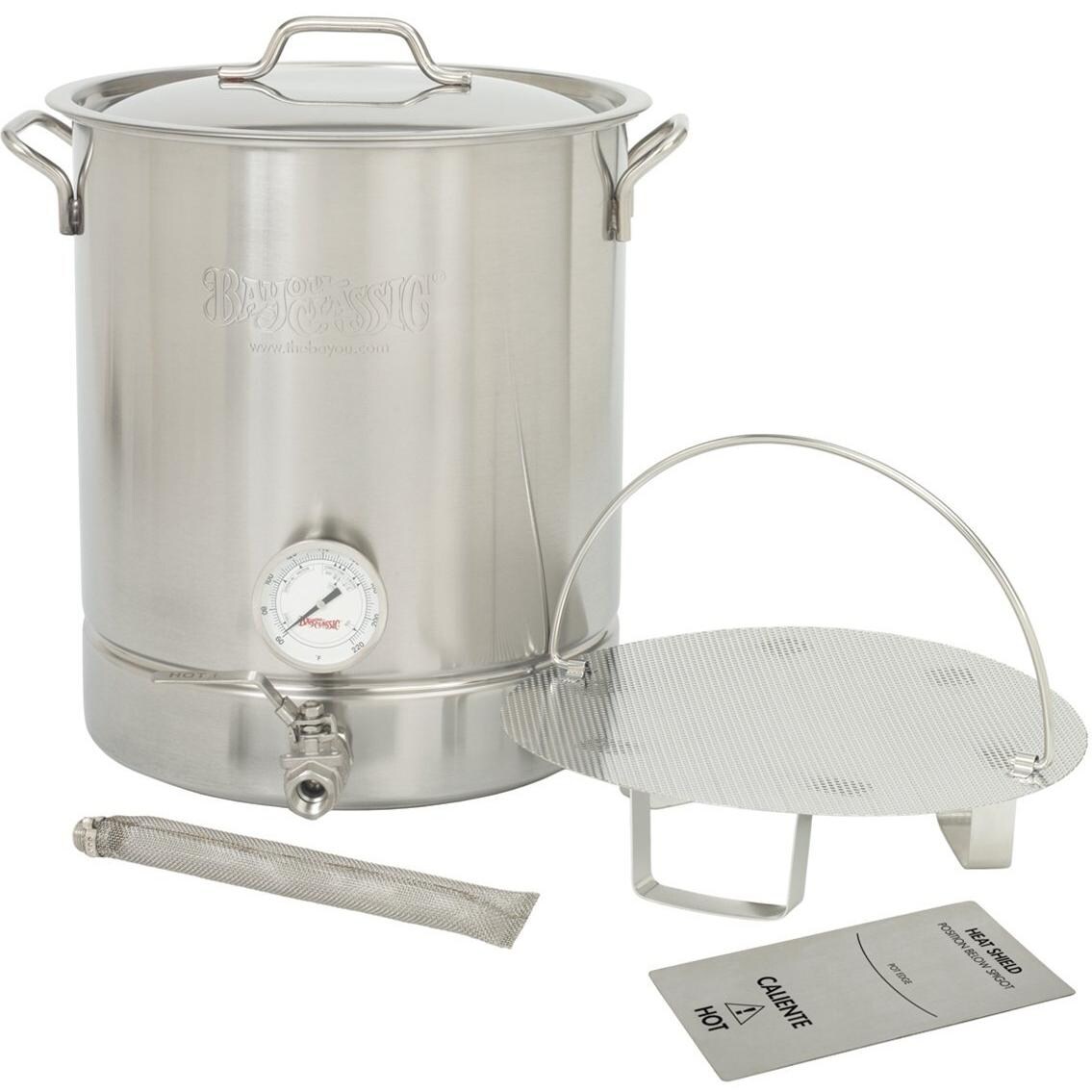 Bayou Classic 6 Piece Premium Brew Kettle Set - 8 Gallon