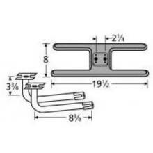 Cast Iron H Twin, Centered, 2.25 Inch Offset Burner 21002-74602 image