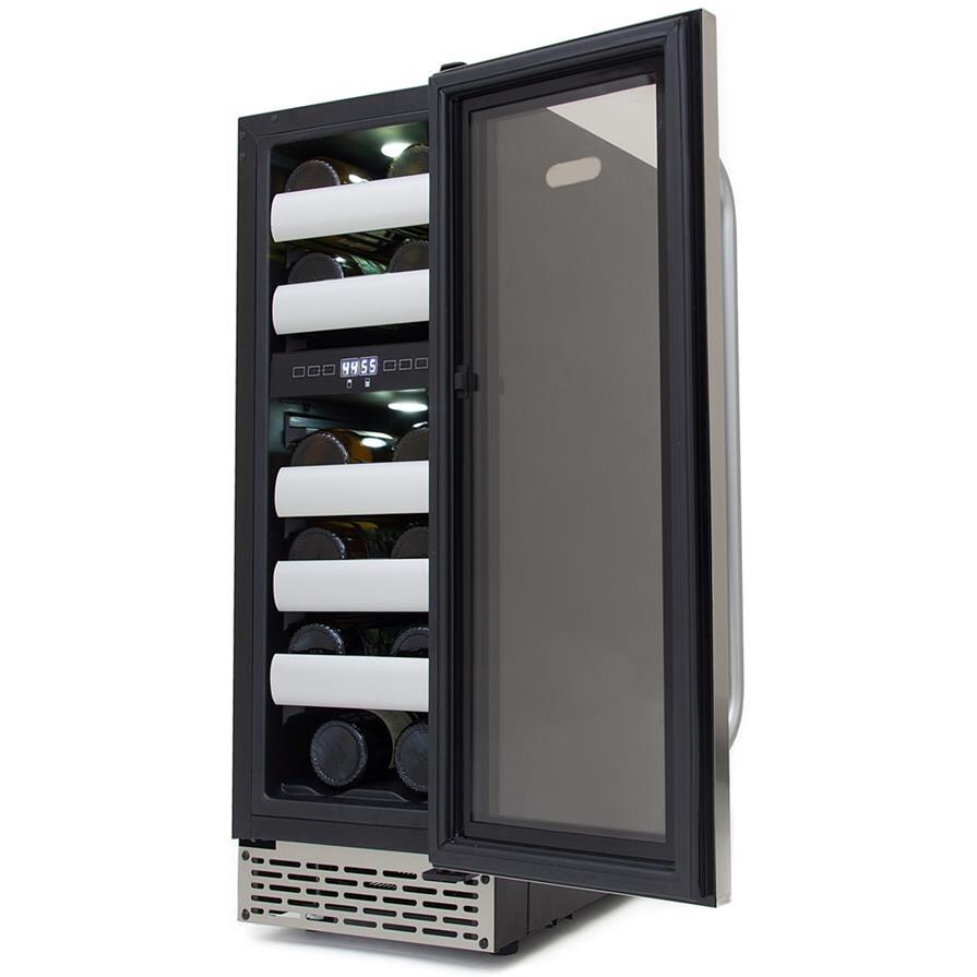 Whynter Elite Bottle Steel Door Dual Zone Built In Wine Refrigerator: Alternate Interior View thumbnail