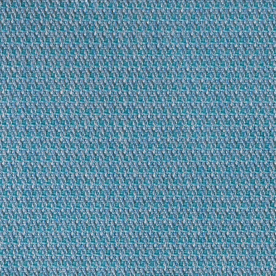 Oxford Garden Travira 2 Pc Composite Sling & Aluminum Dining Chair W/ Natural Tekwood Arm Caps in Flint/Ink Pen - Ice Blue - Color Swatch thumbnail