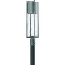 Hinkley Lighting Shelter One Light 28-Inch LED Dark Sky Outdoor Post Light - Hematite - 1321HE-LED