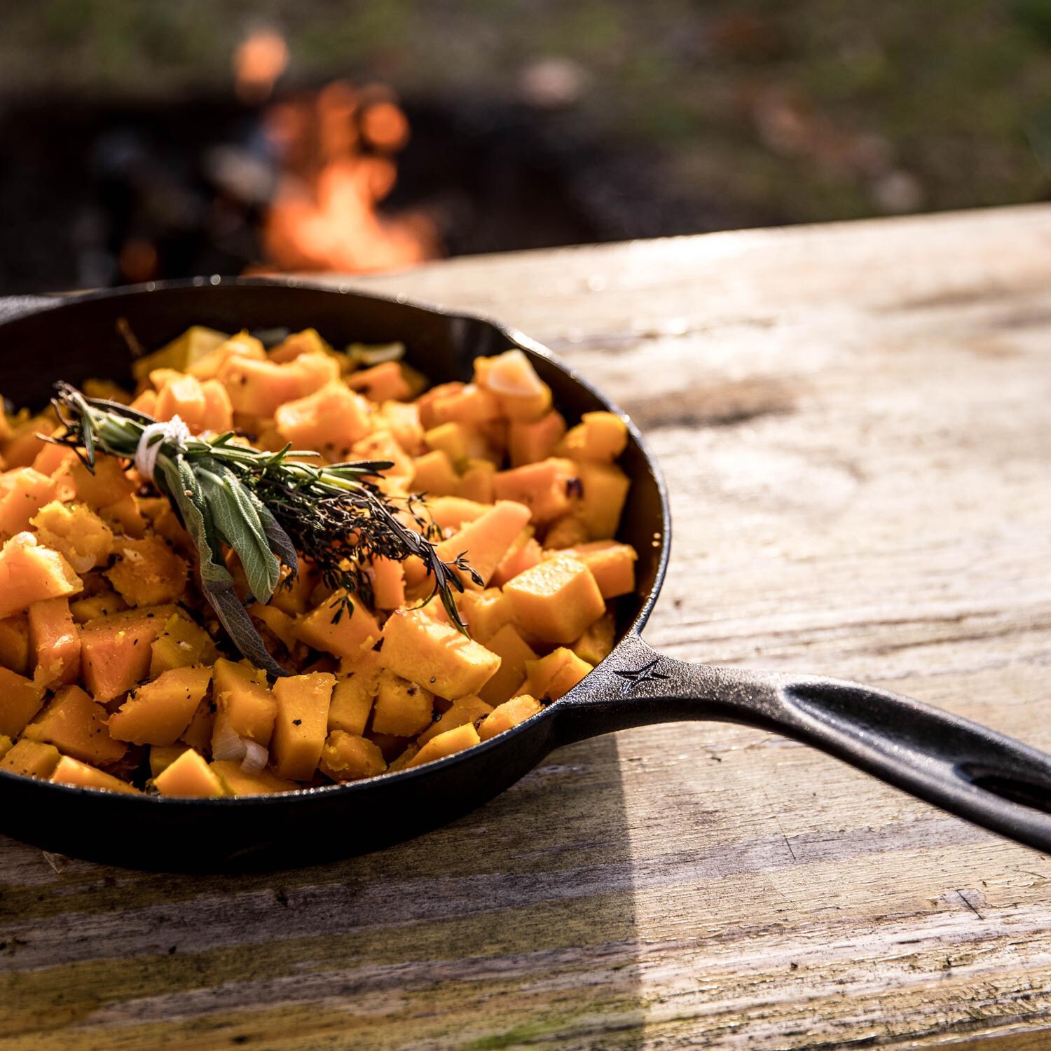 Barebones Living CKW-303 12-Inch Cast Iron Skillet - Lifestyle thumbnail