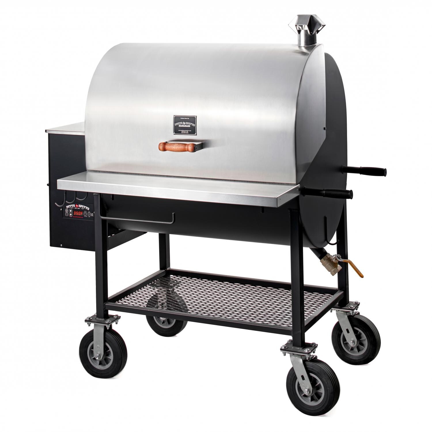 Pitts & Spitts P-MAV2000-WU Maverick 2000 Pellet Grill W/ 8-Inch Wheel Upgrade thumbnail