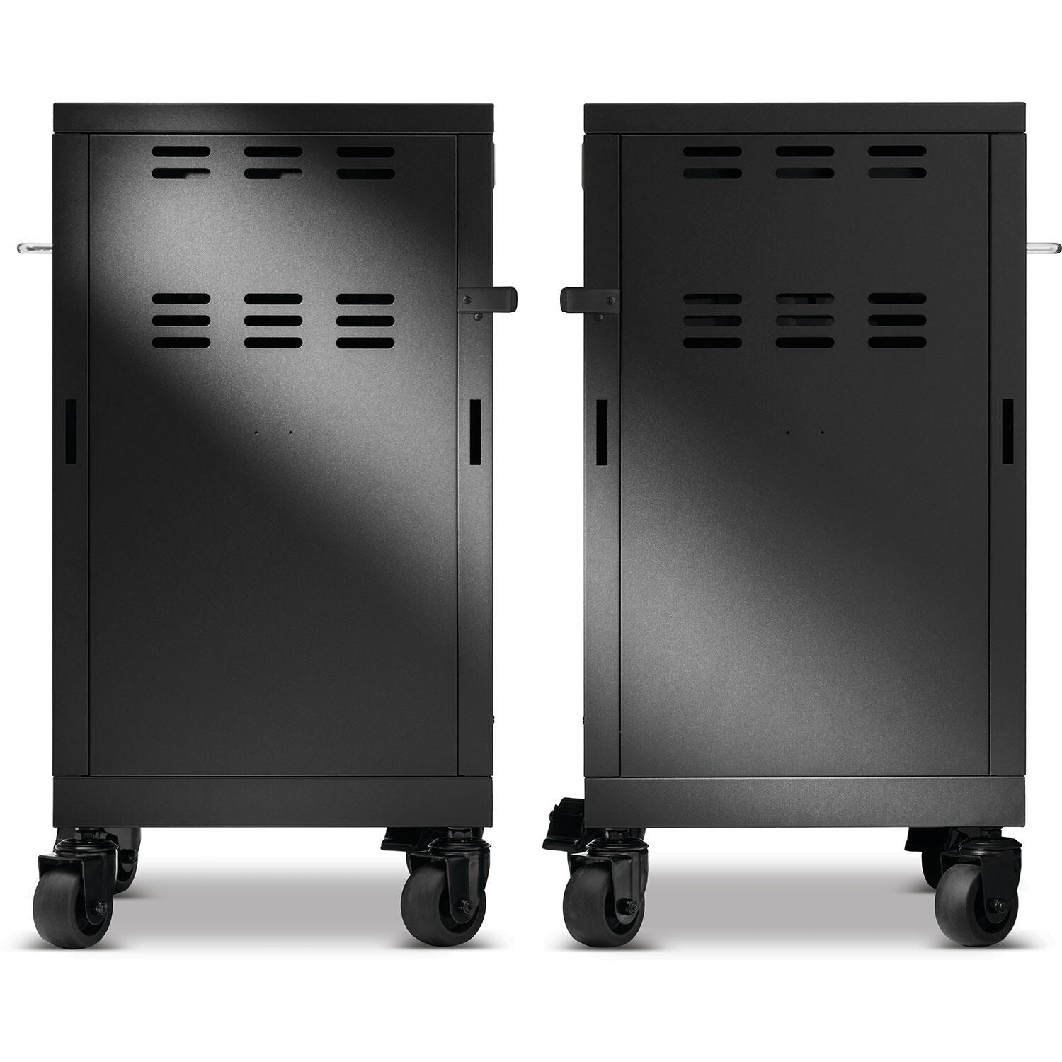 Napoleon 68004 Phantom Prestige 2 Pc Grill Storage Cabinet Carts - Rear View - White Background thumbnail