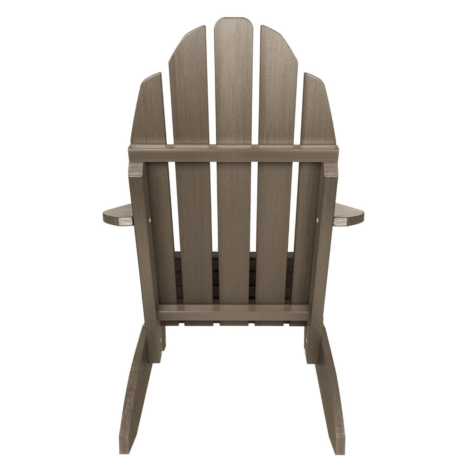 Lakeview The Charmville Adirondack Chair - Woodland Brown - Back thumbnail