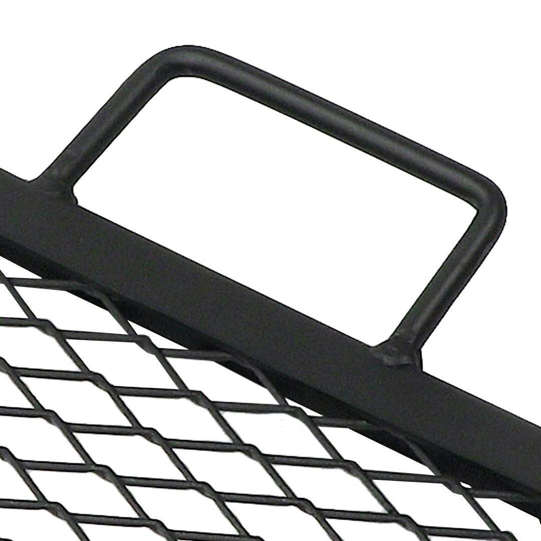 Ultimate Patio 30-Inch X-Marks Square Fire Pit Grill Grate - Handle - Detail thumbnail