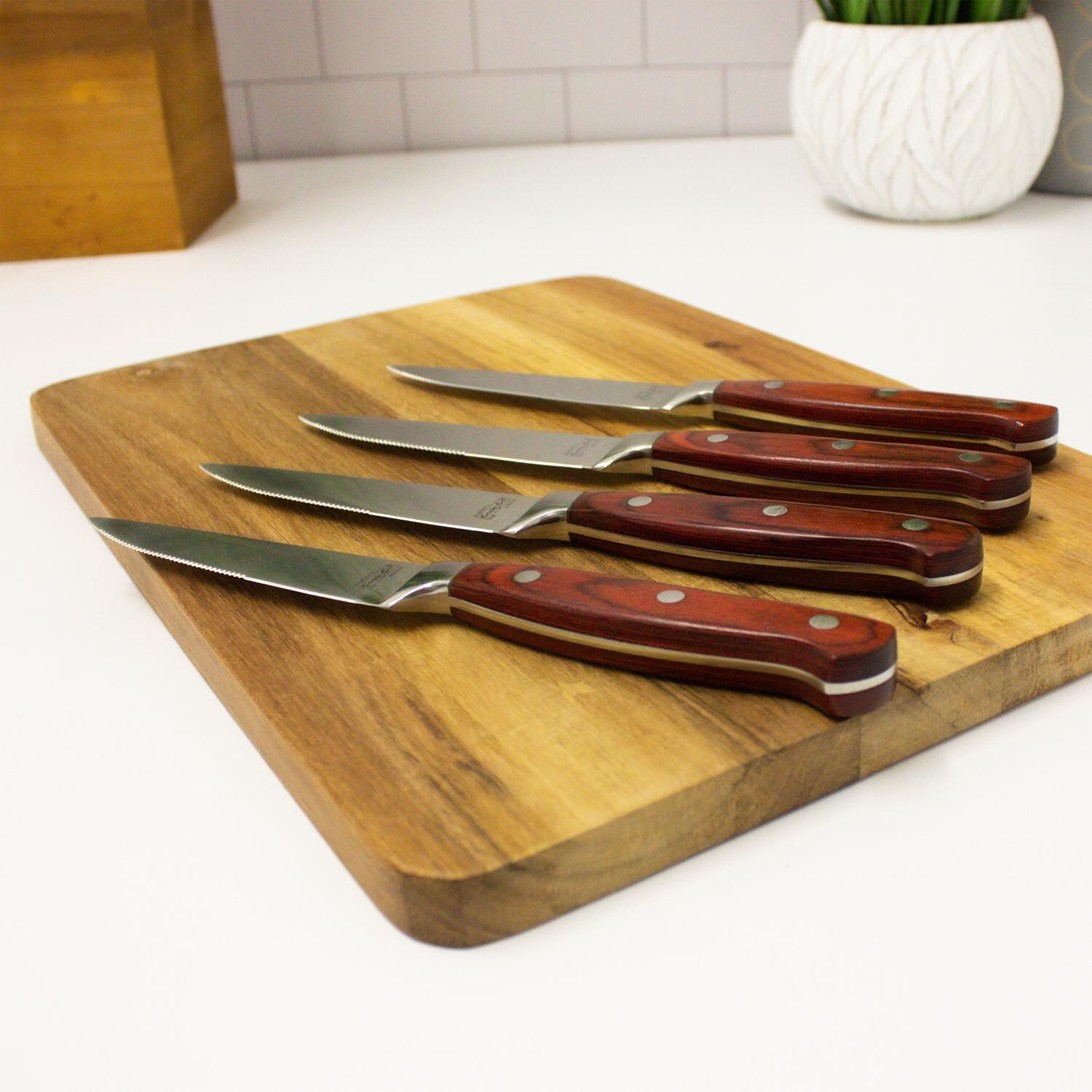 BergHOFF 2202014 Pakka 6-Piece Stainless Steel Steak Knife Set thumbnail