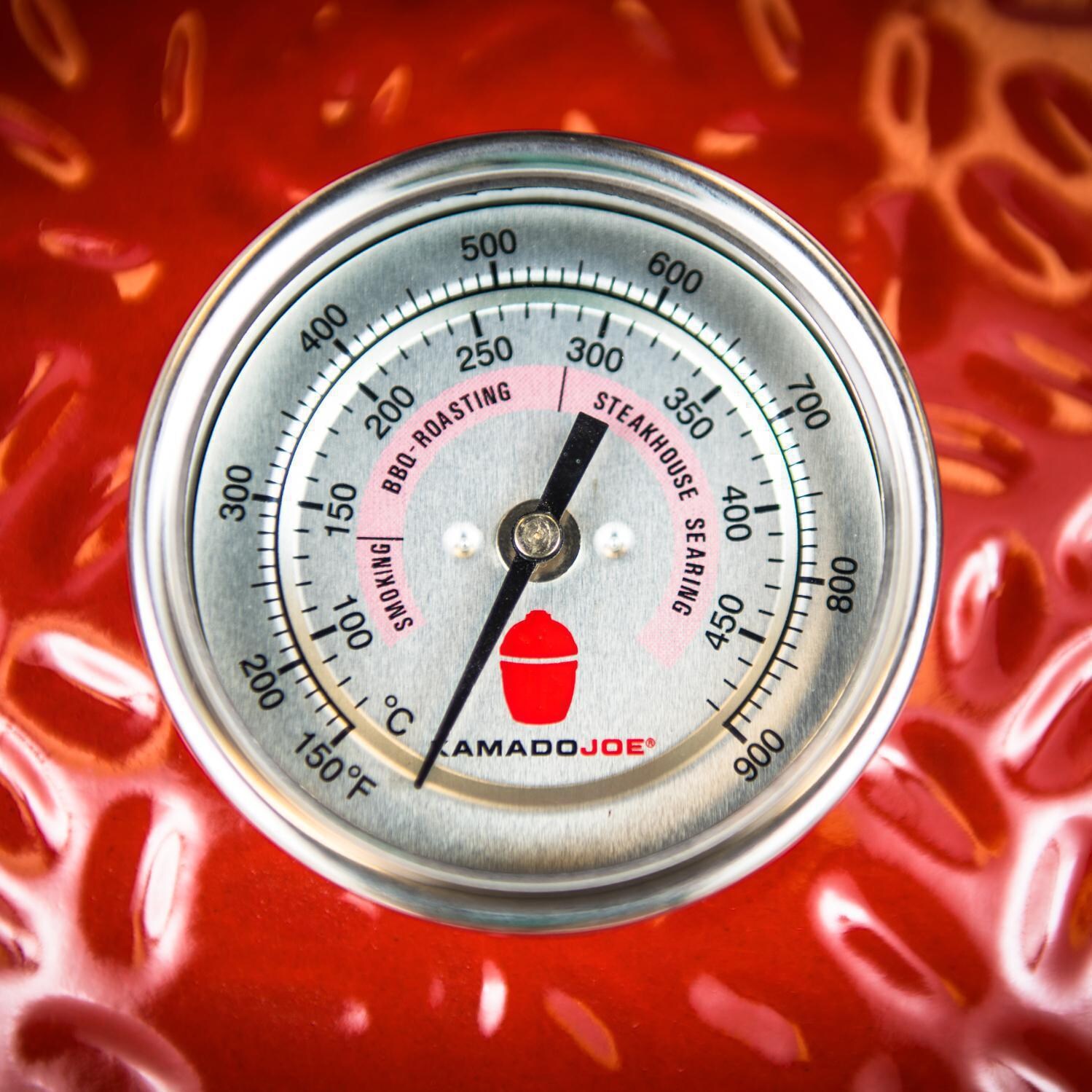 Kamado Joe BJ3PKG BIG JOE III Bundle - BJ24NRHCI Big Joe III 24-Inch Ceramic Kamado Grill - Analog Thermometer - Detail thumbnail