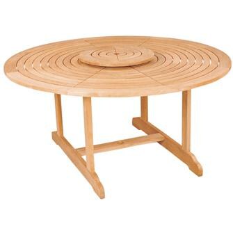 Royal Collection by HiTeak Furniture 59 Inch Teak Dining Patio Table