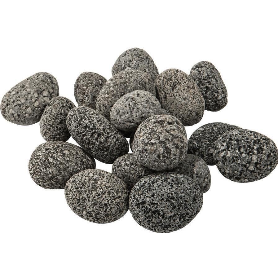 BBQGuys Signature Series Small Rolled Lava Rocks - 10 Lbs image