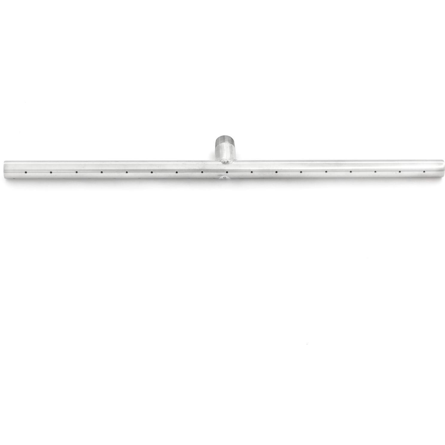  BBQGuys Signature Series 18-Inch Propane T-Style Burner - Stainless Steel - Top View thumbnail