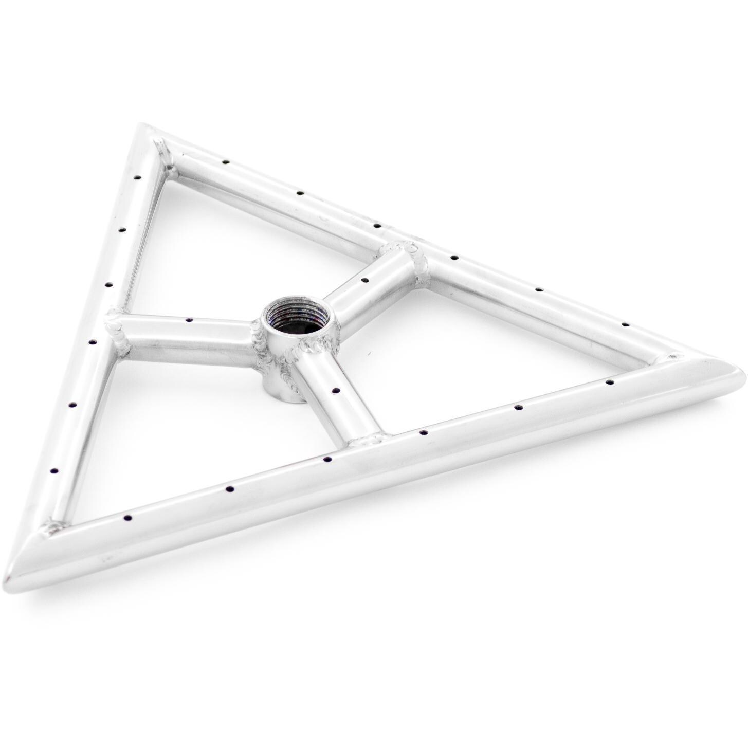 BBQGuys Signature 12-Inch Propane Triangle Burner - Stainless Steel (Ships As Natural Gas) image