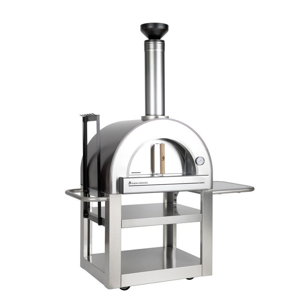 Forno Venetzia FVP500C Pronto 500 33-Inch Freestanding Wood-fired Pizza Oven - Copper - White Background thumbnail