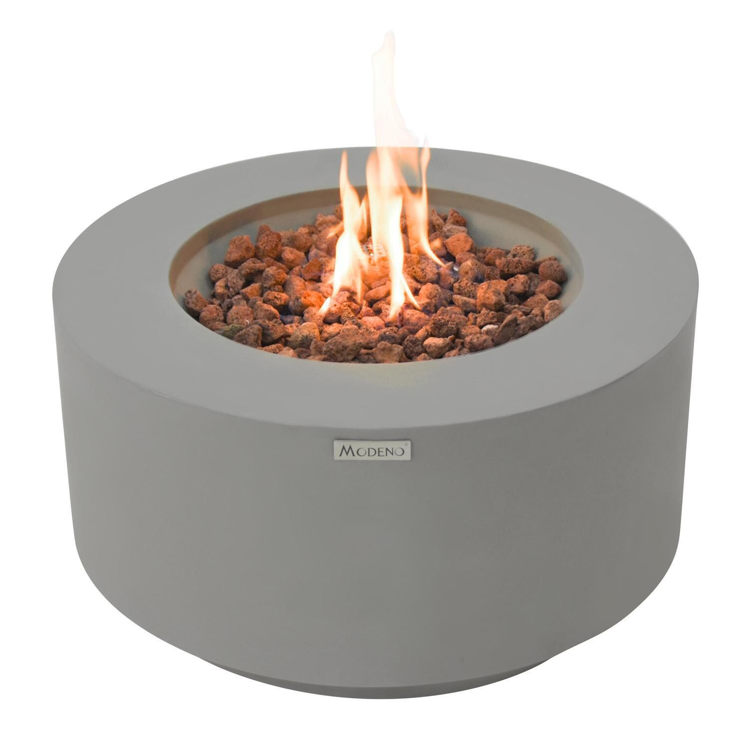 Elementi OFG152-NG Modeno Waterford 27-Inch Natural Gas Fire Pit Table - Front View thumbnail