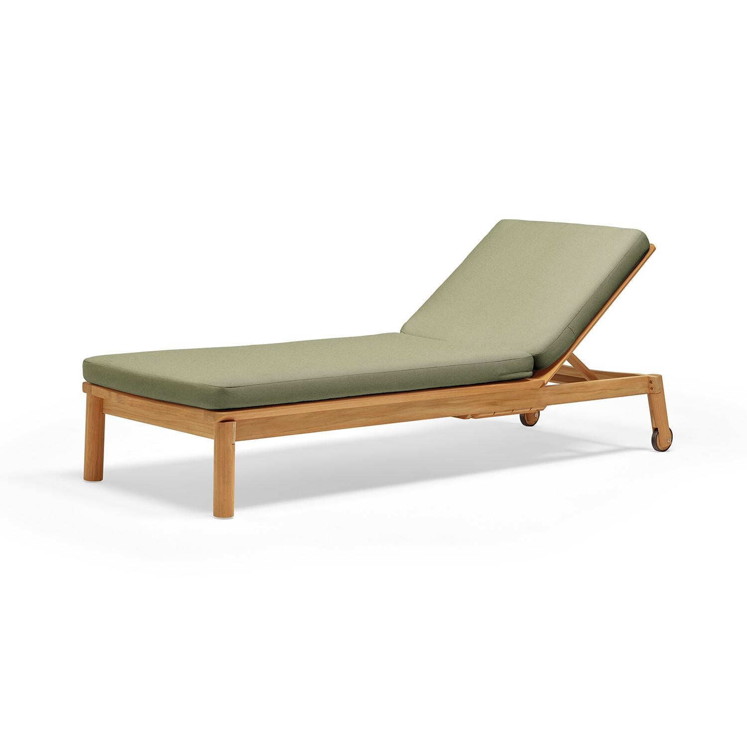 Neighbor Sunlounger W/ Sunbrella Cushions - Sunbrella Leaf image