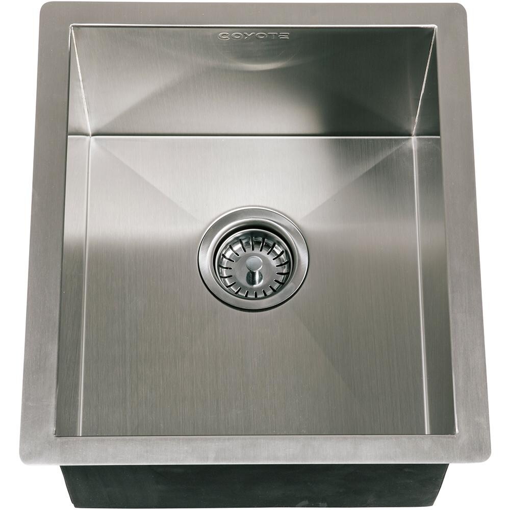 Coyote 16 X 18 Stainless Steel Drop In Sink With Drain Plug - C1SINK1618 thumbnail