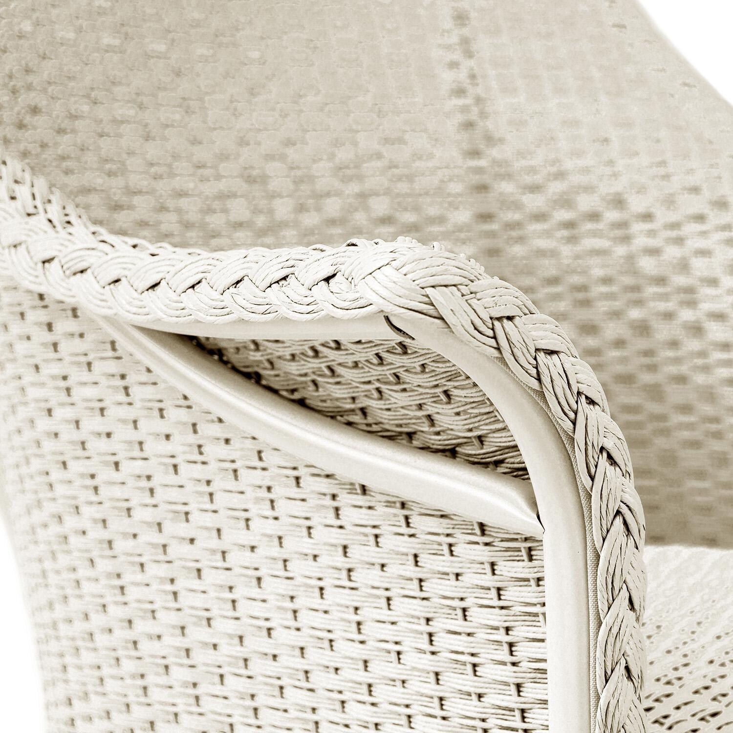 Lakeview Timeless View Wicker Loveseat in Ivory - Close Up thumbnail