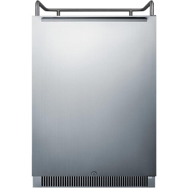 Summit 24-Inch 6.5 Cu. Ft. Built-In DIY Tap Beer Dispenser / Kegerator - Stainless Steel - SBC677BINK thumbnail
