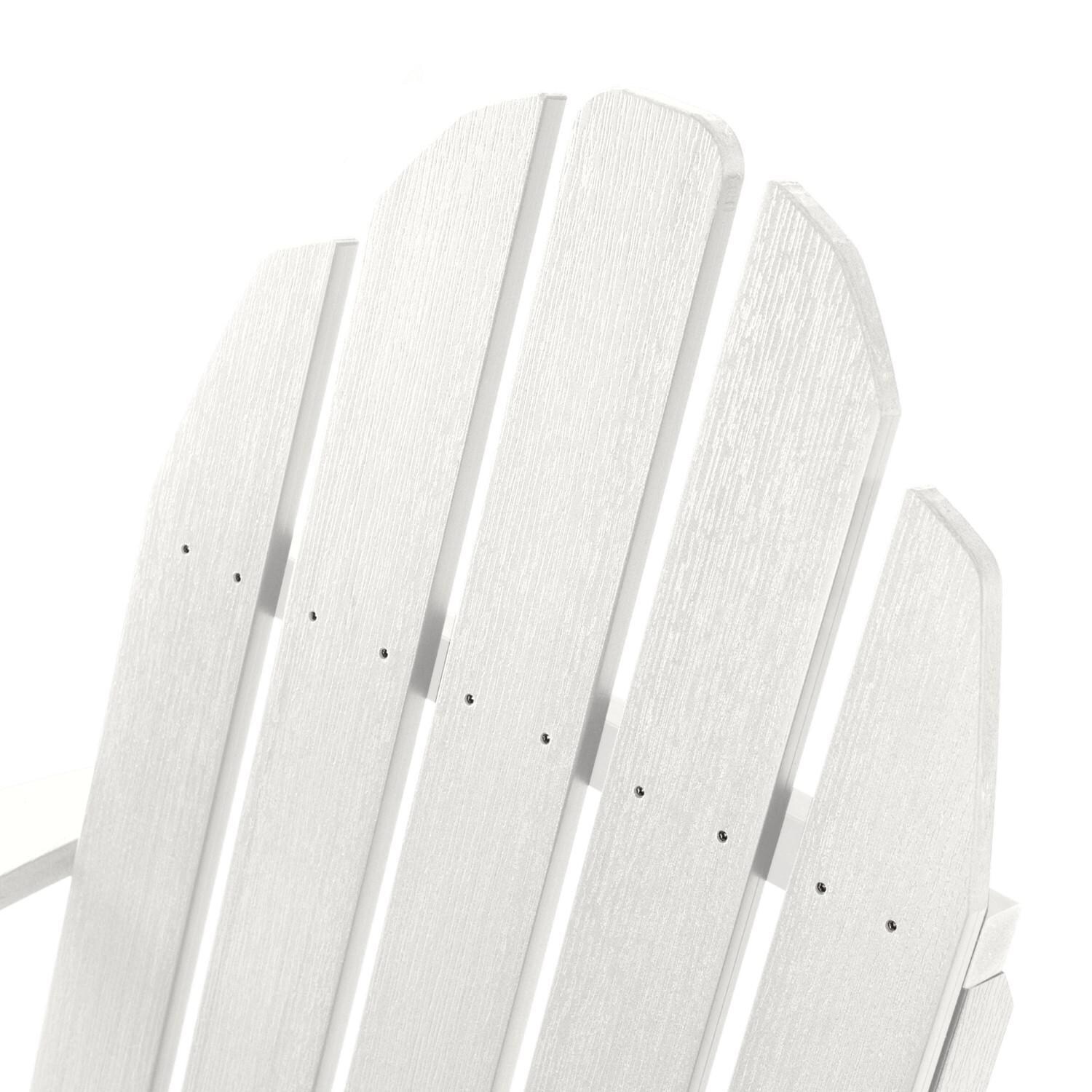 Lakeview The Charmville Adirondack Chair - White - Headrest thumbnail