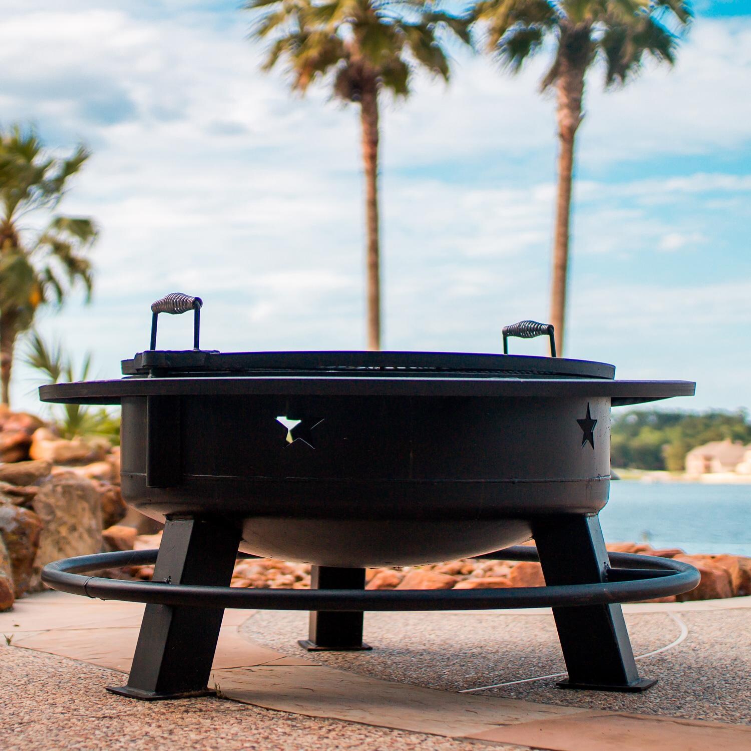 Old Country BBQ Pits FP-Round 36 36-Inch Round Wood Burning Fire Pit thumbnail