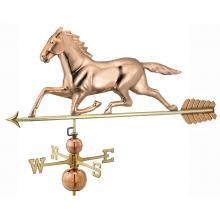 Horse Estate Weathervane By Good Directions - Polished Copper image