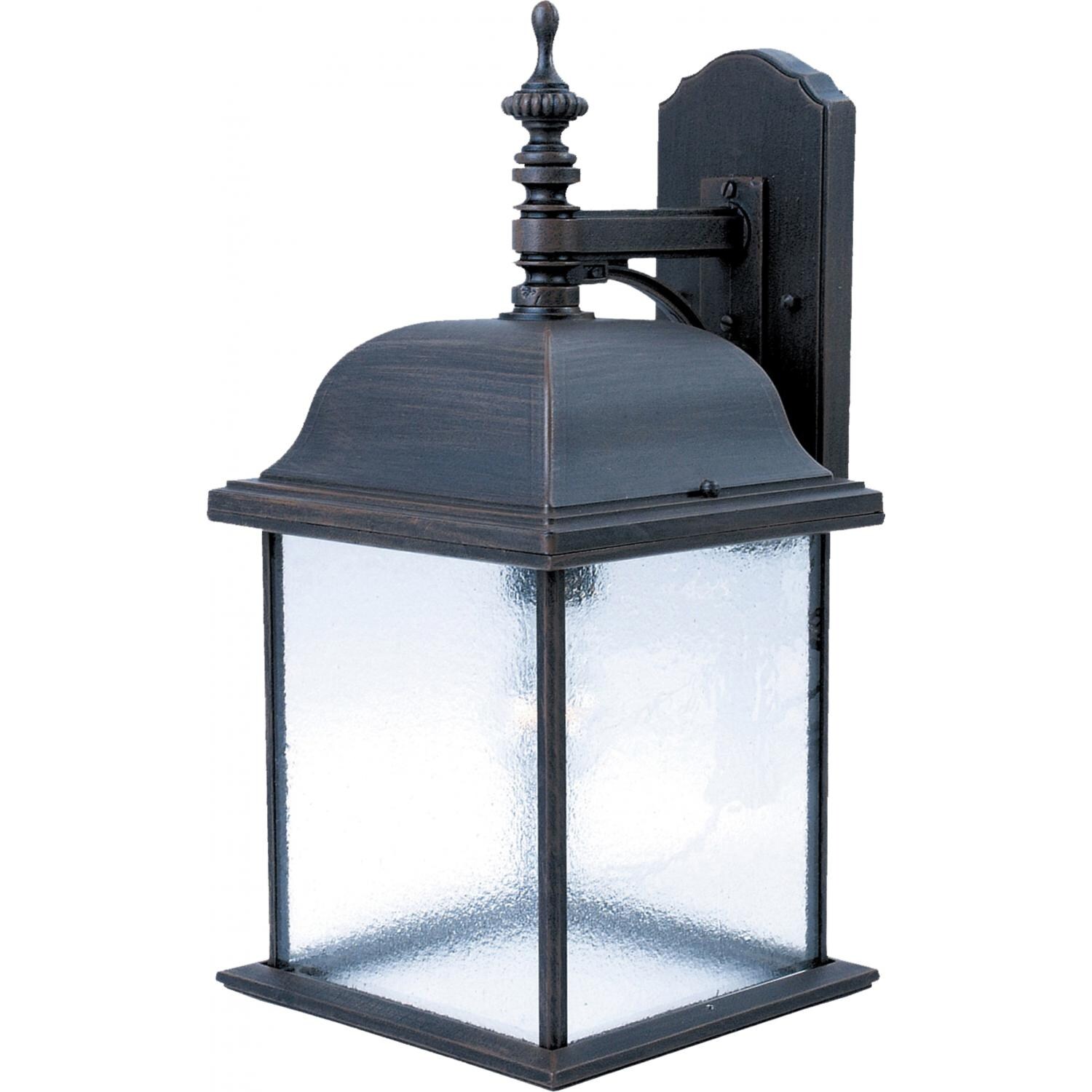 Maxim Senator One Light 18-Inch Outdoor Wall Light - Rust Patina - 1057RP