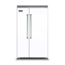 Viking Professional 5 Series 48-Inch 29.05 Cu. Ft. Built-In Side-By-Side Refrigerator/Freezer - White - VCSB5483WH image