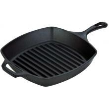 Lodge 10.5-Inch Square Seasoned Cast Iron Grill Pan - L8SGP3 image