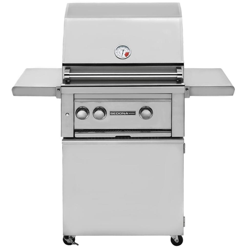 Sedona By Lynx 24 Inch Propane Gas On Cart Grill With ProSear Burner And Rotisserie thumbnail