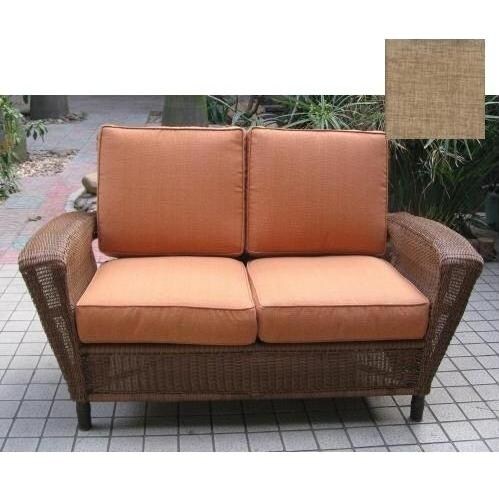North Cape Loveseat Cushion ONLY Walnut Rave BBQGuys