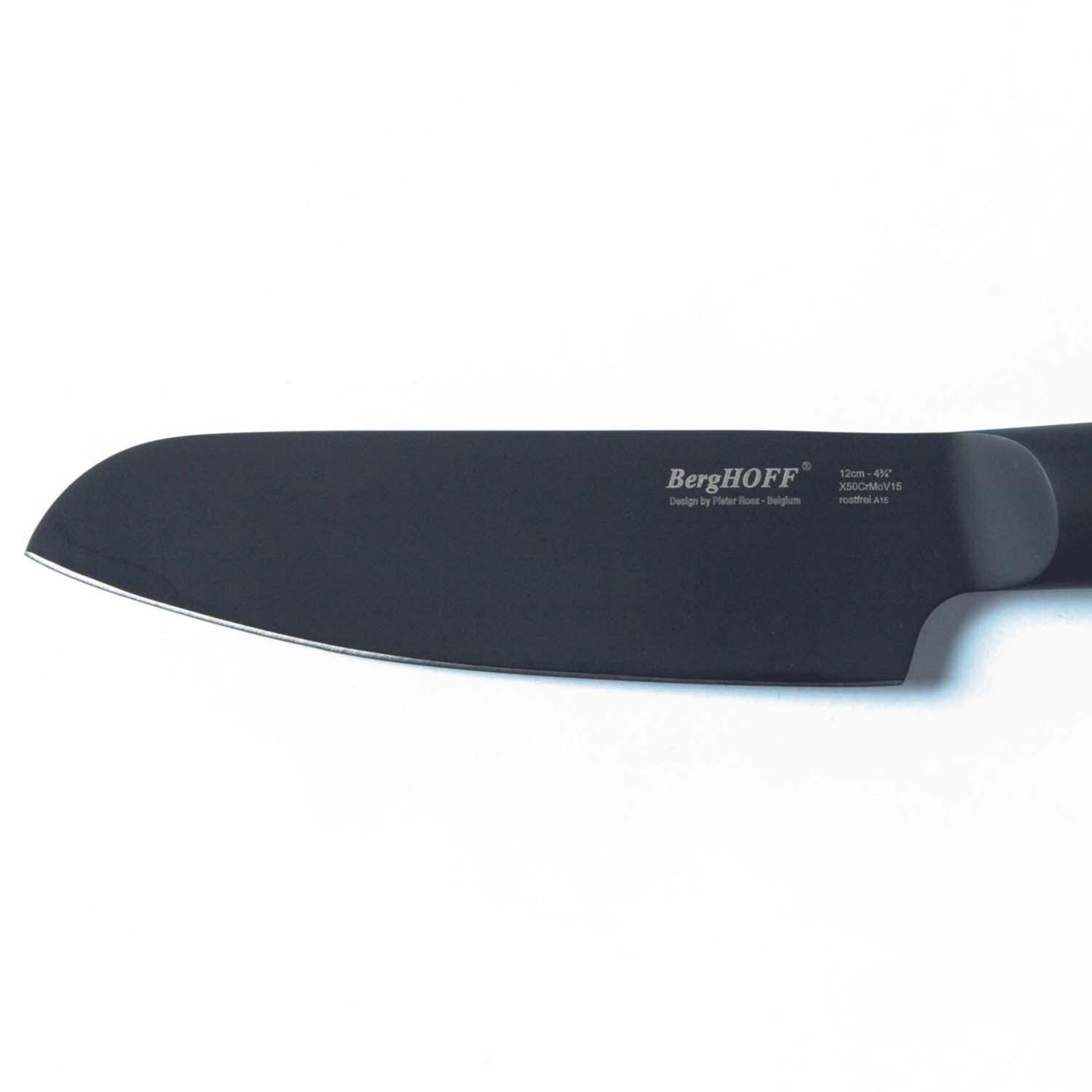 BergHOFF Ron 2 Pc Vegetable & Paring Knife Set - Black - Vegetable Knife Blade - Detail thumbnail