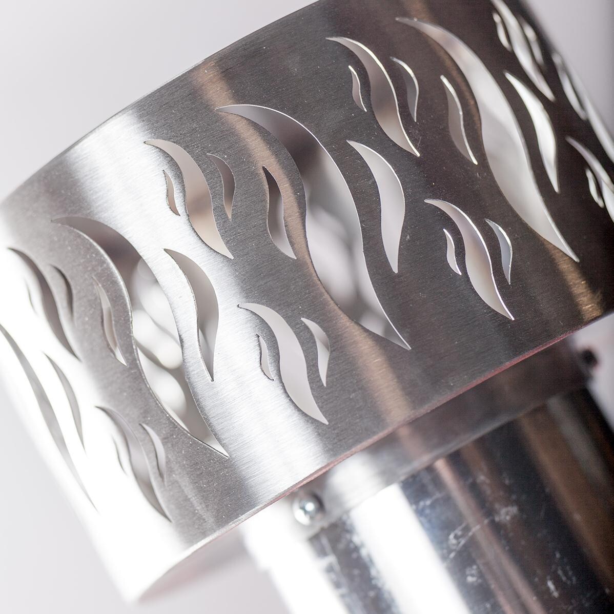 Bella Medio 28-Inch Pizza Oven On Cart - Stainless Steel Chimney Flue Detail thumbnail