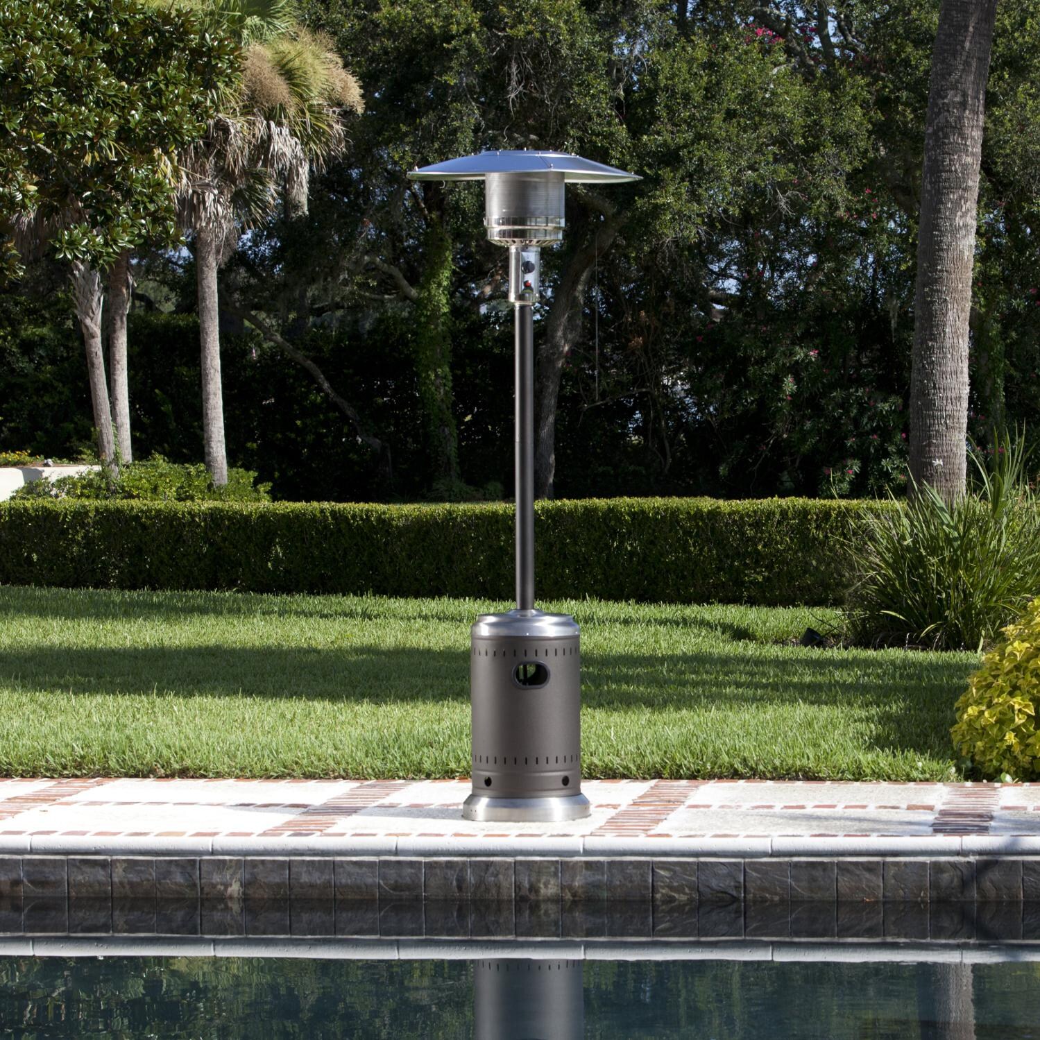 Fire Sense Commercial Series 46,000 BTU Propane Gas Patio Heater