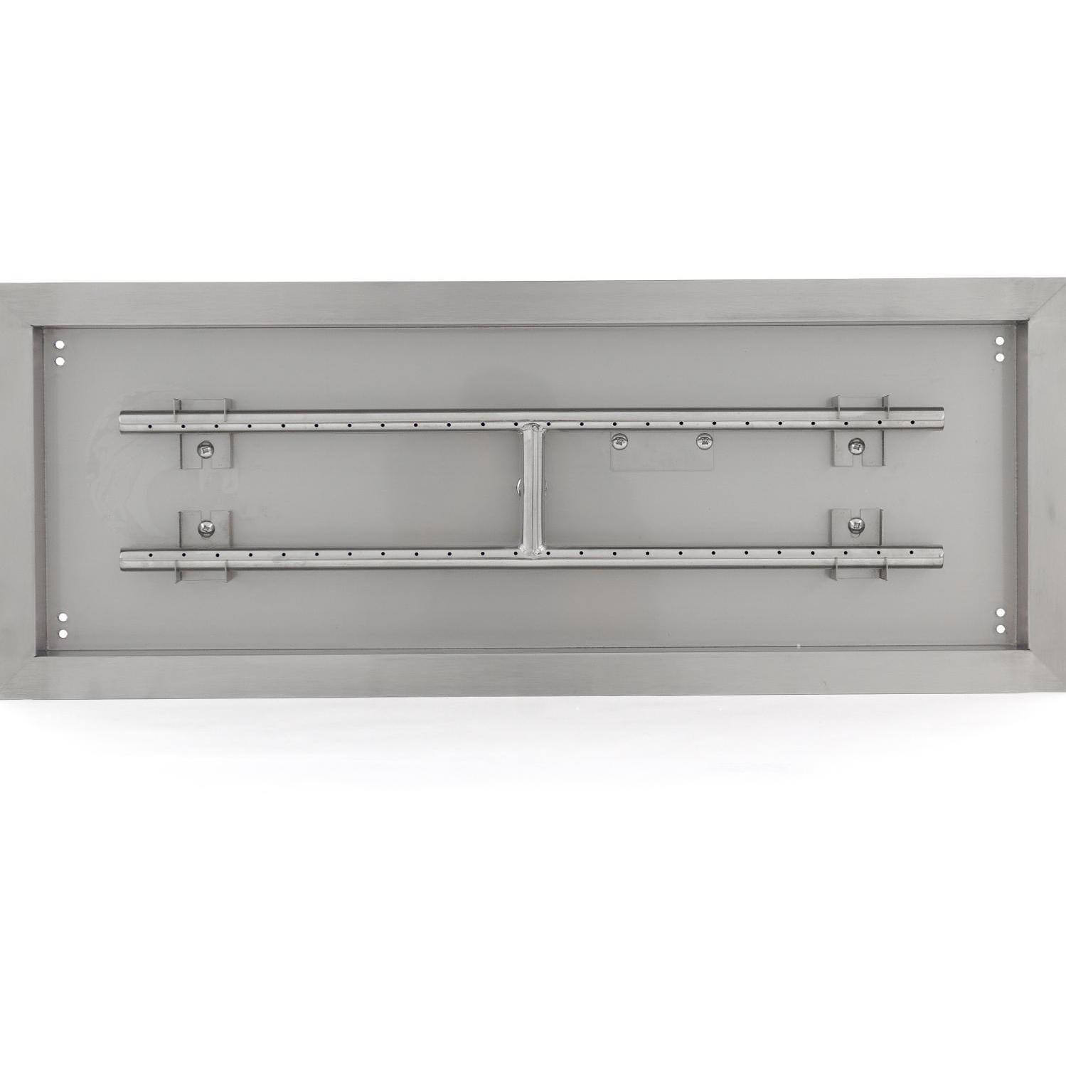 BBQGuys Signature Series Rectangular Drop-In Pan W/ H-Burner - Top View thumbnail