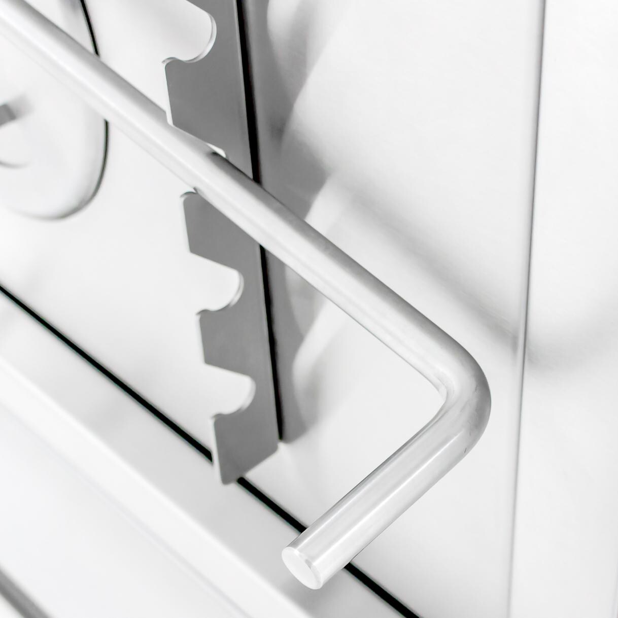 Cajun Grill Preaux 36-Inch Built-In Charcoal Grill - Multi-Level Control Arm Detail thumbnail