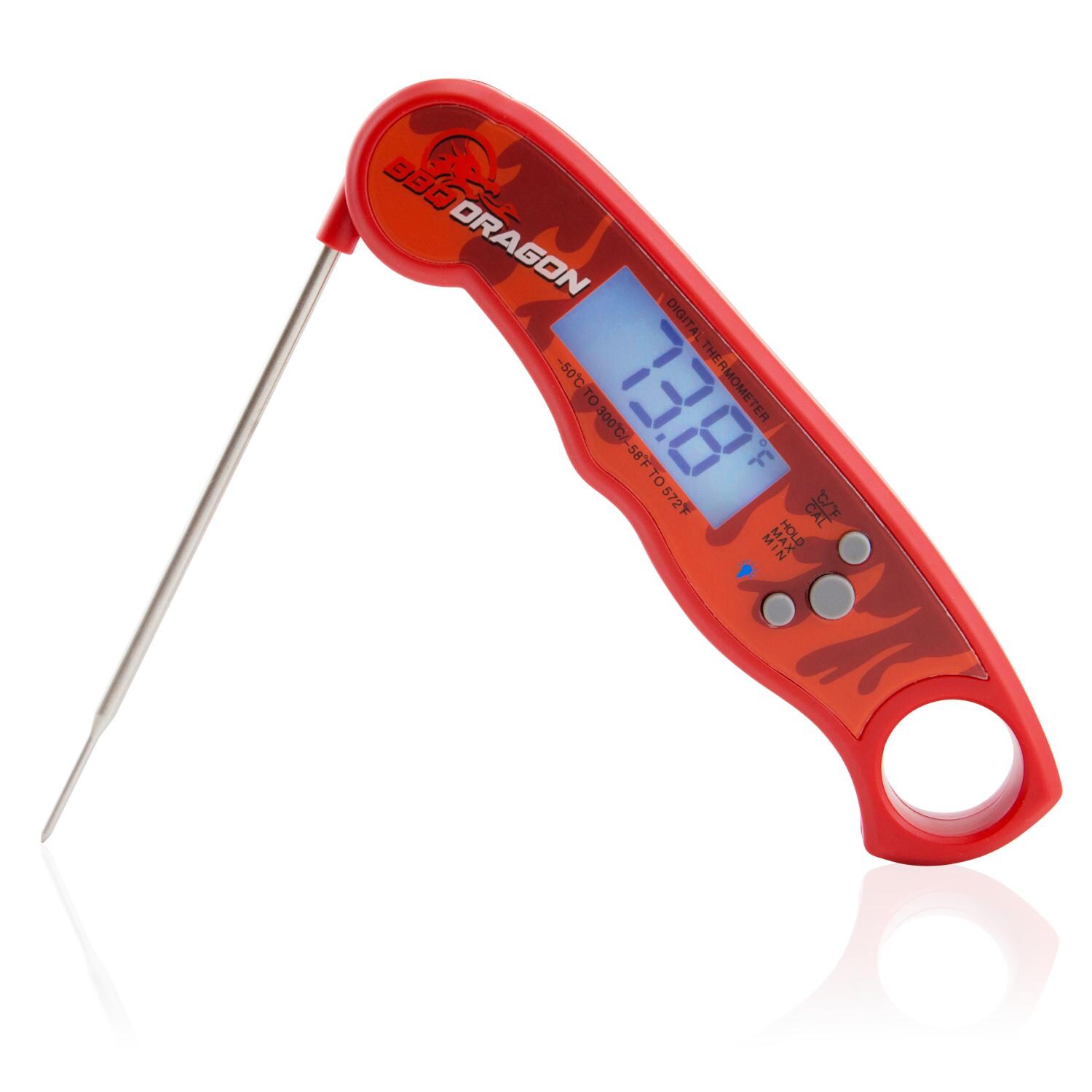 BBQ Dragon BBQD230 Instant-Read Waterproof Meat Thermometer thumbnail