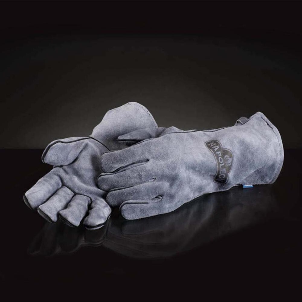Napoleon  62147 Genuine Leather BBQ Gloves - Angled - White Background thumbnail