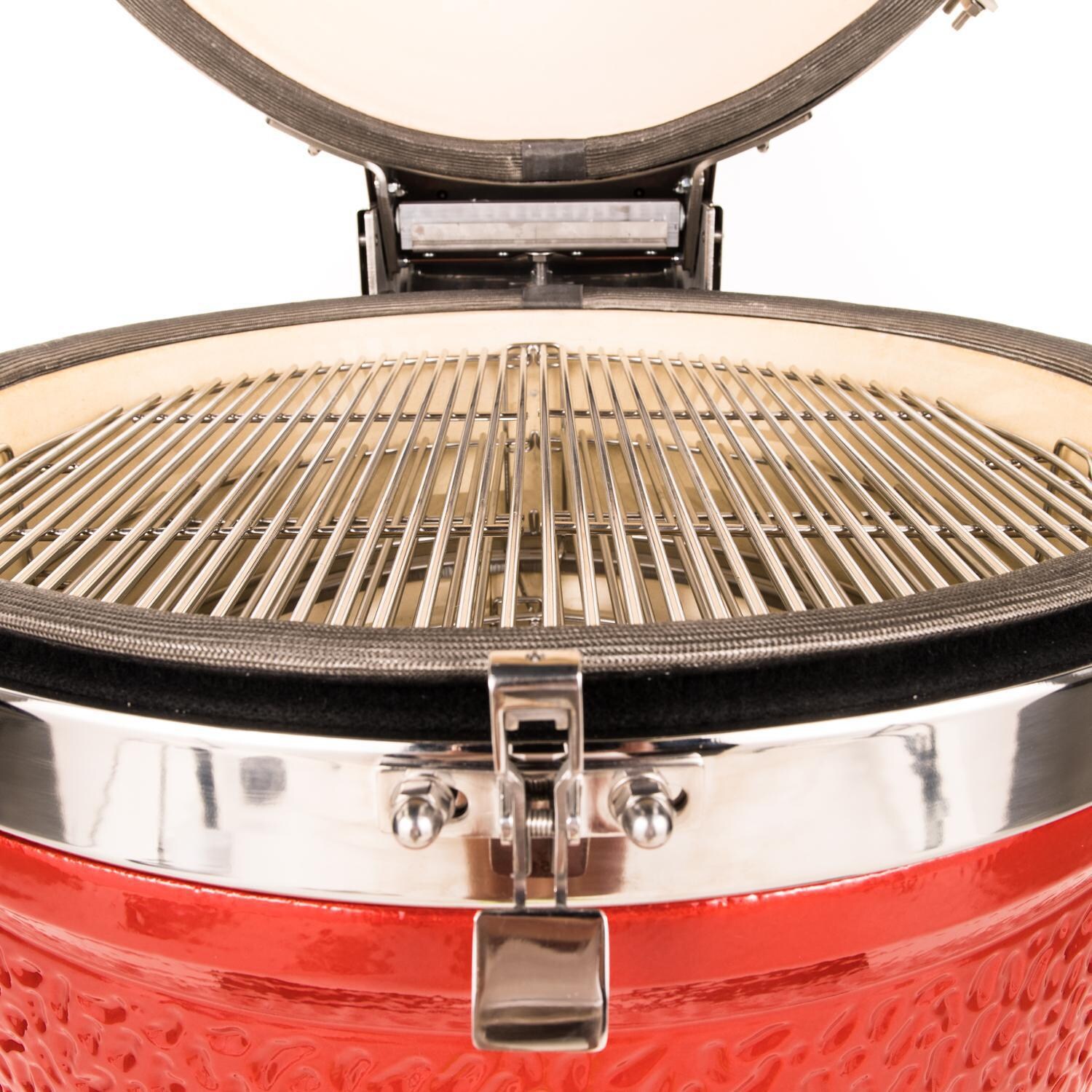 Kamado Joe PJ24NRHC Pro Joe 24-Inch Ceramic Kamado Grill - Open Zoom thumbnail