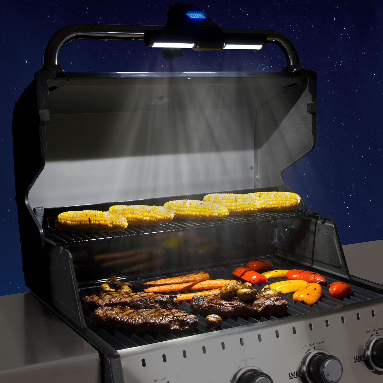 Broil King 60938 Deluxe Grill Light and Timer - Attached to Grill - Lifestyle thumbnail