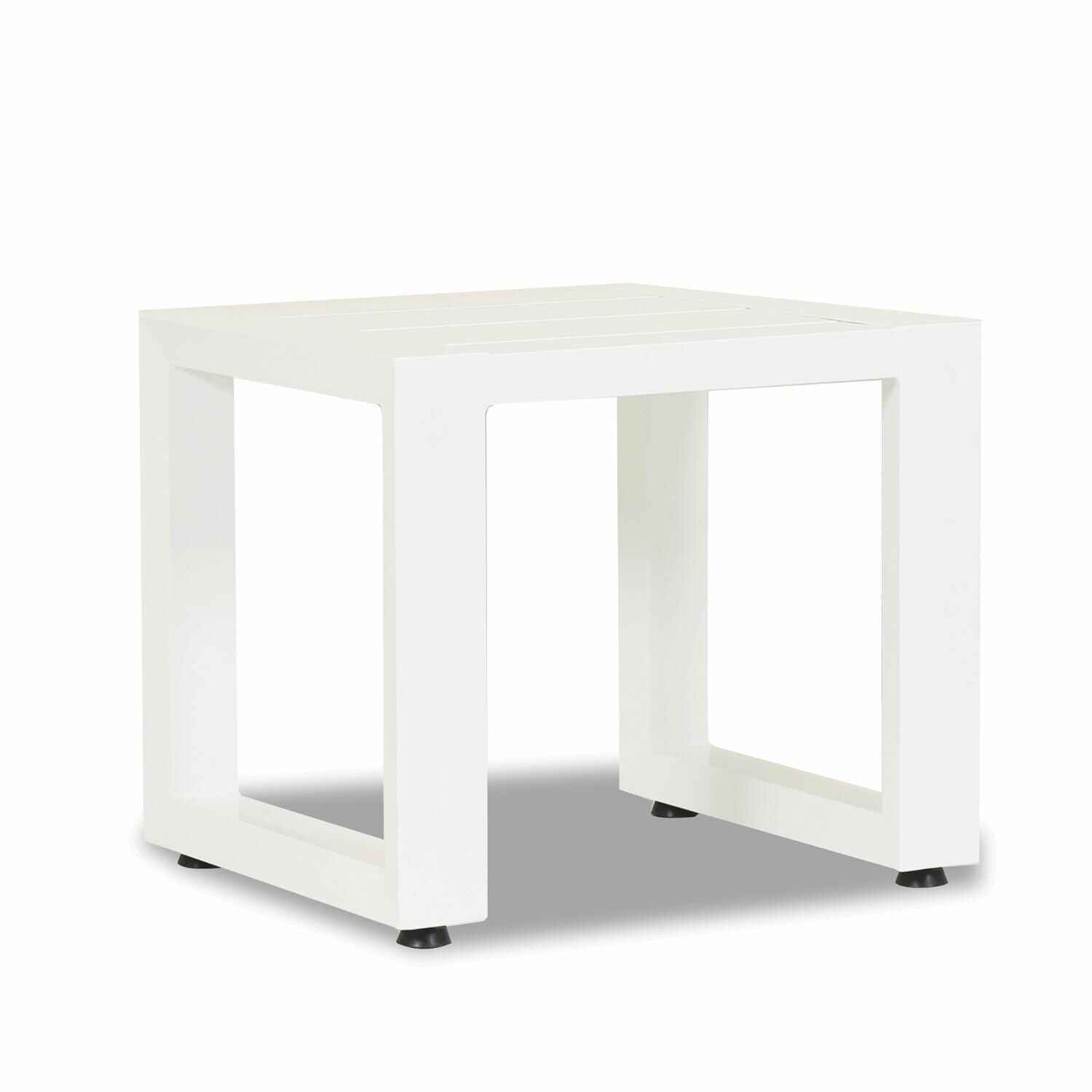 Sunset West Newport 20-Inch Square Aluminum Patio End Table image