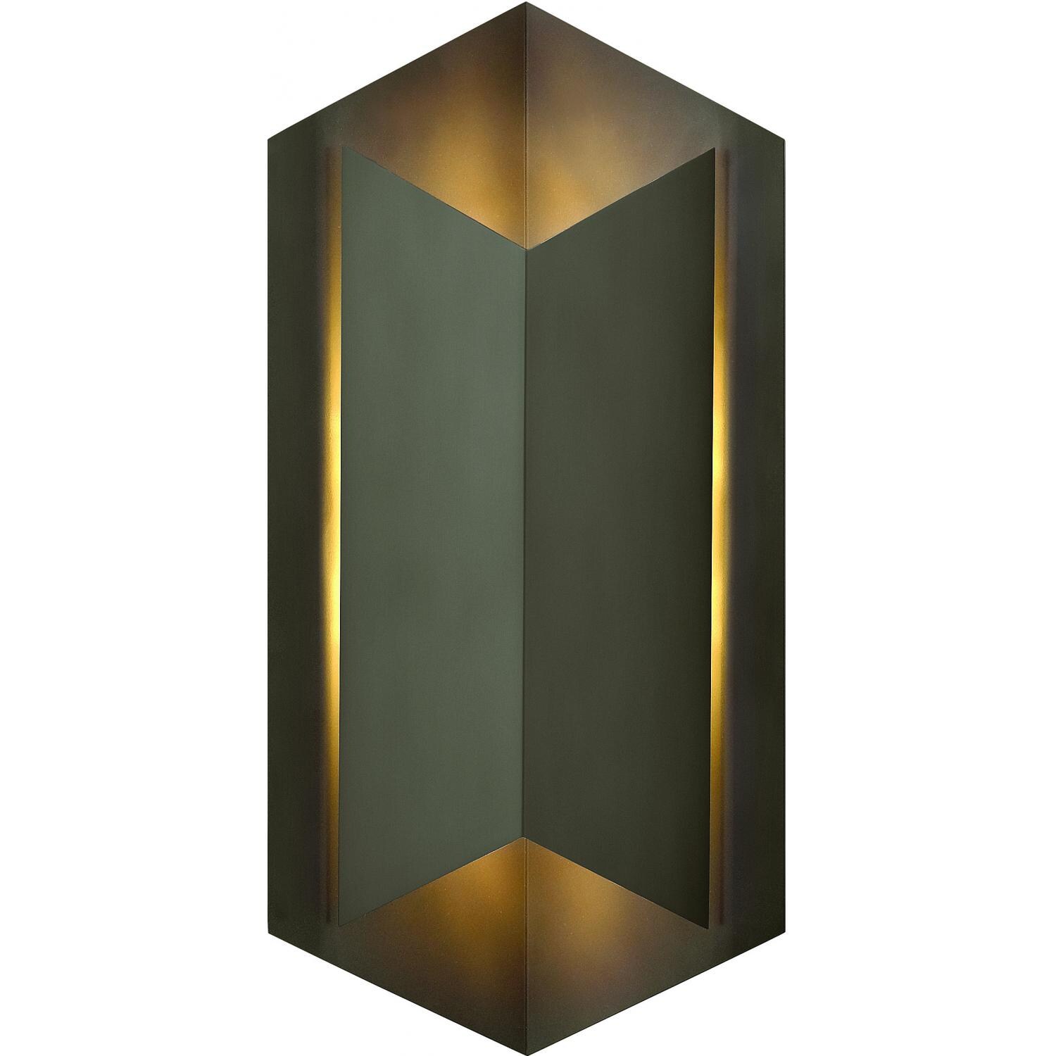 Hinkley Lighting Lex One Light 22-Inch LED Outdoor Wall Light - Bronze - 2715BZ