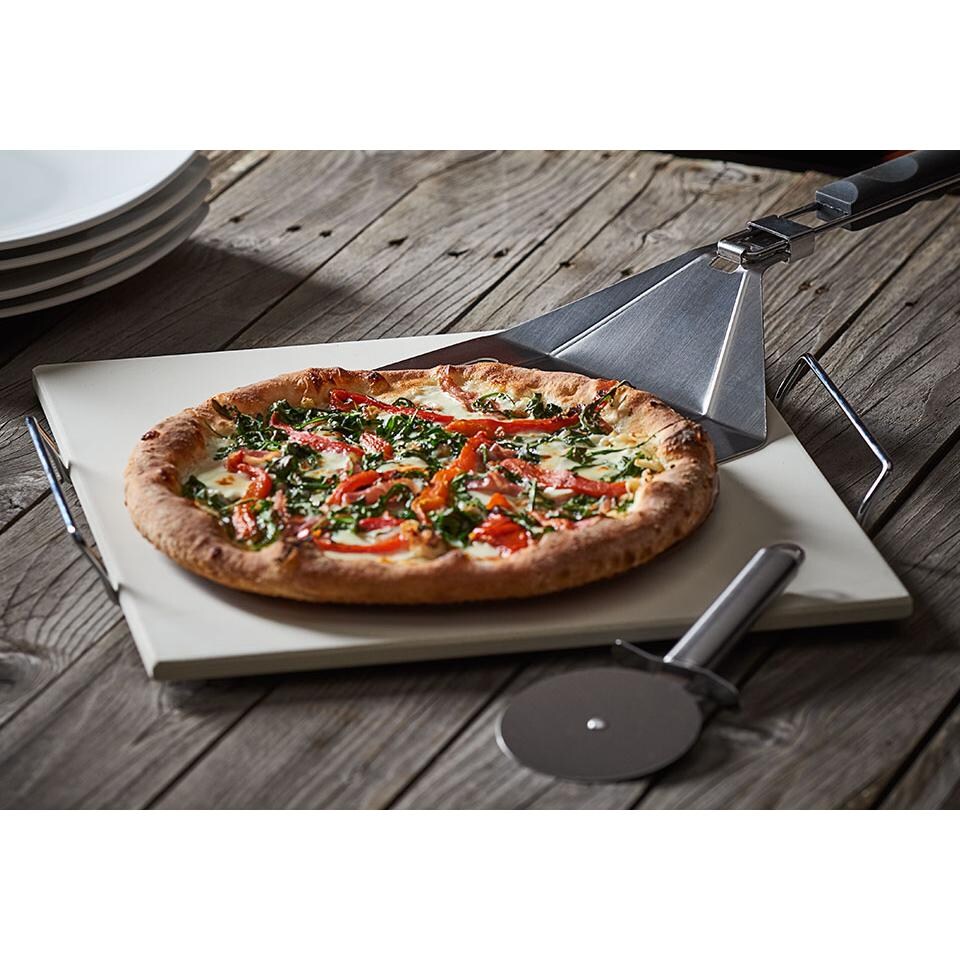 Pacific Living 8Piece Premium Outdoor Pizza Stone Kit BBQGuys