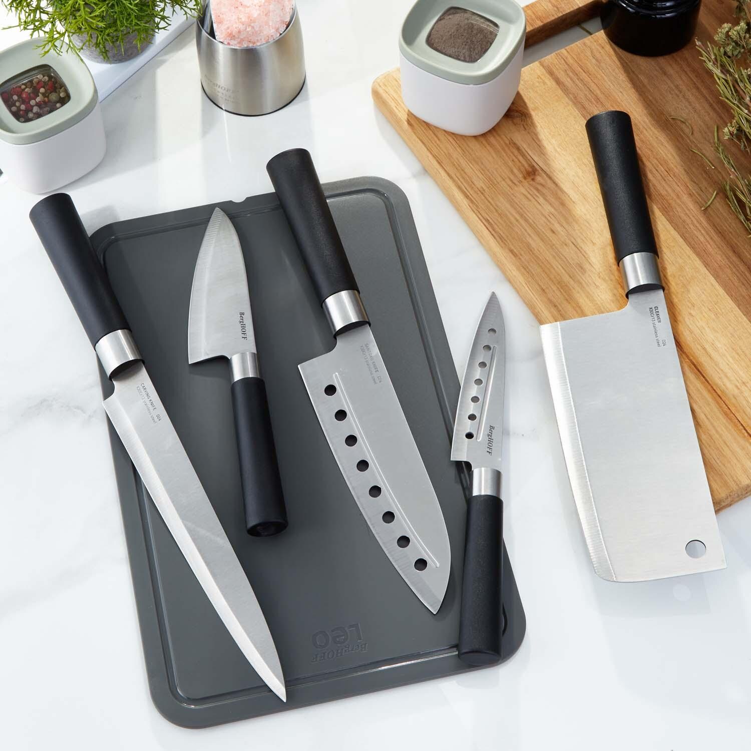 BergHOFF DiNA Codon 5 Pc Stainless Steel Knife Set - Lifestyle thumbnail