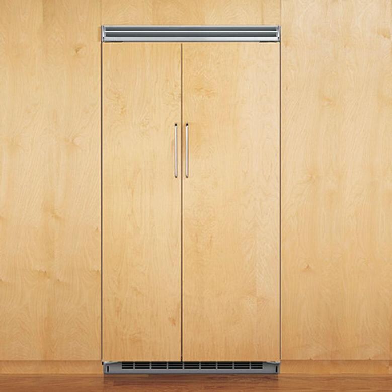 Viking Professional 5 Series 42-Inch Built-In Side-by-Side Refrigerator/Freezer - Shown Built-In With Matching Cabinetry thumbnail