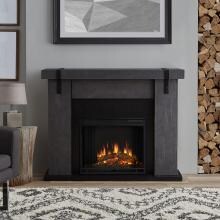 Real Flame Aspen 49-Inch Electric Fireplace With Mantel - Gray Barnwood - 9220E-GBW image