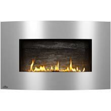 Napoleon Plazmafire 31-Inch Wall Mount Vent Free Propane Gas Fireplace W/ Electronic Ignition And Convex Stainless Steel Surround - WHVF31P image