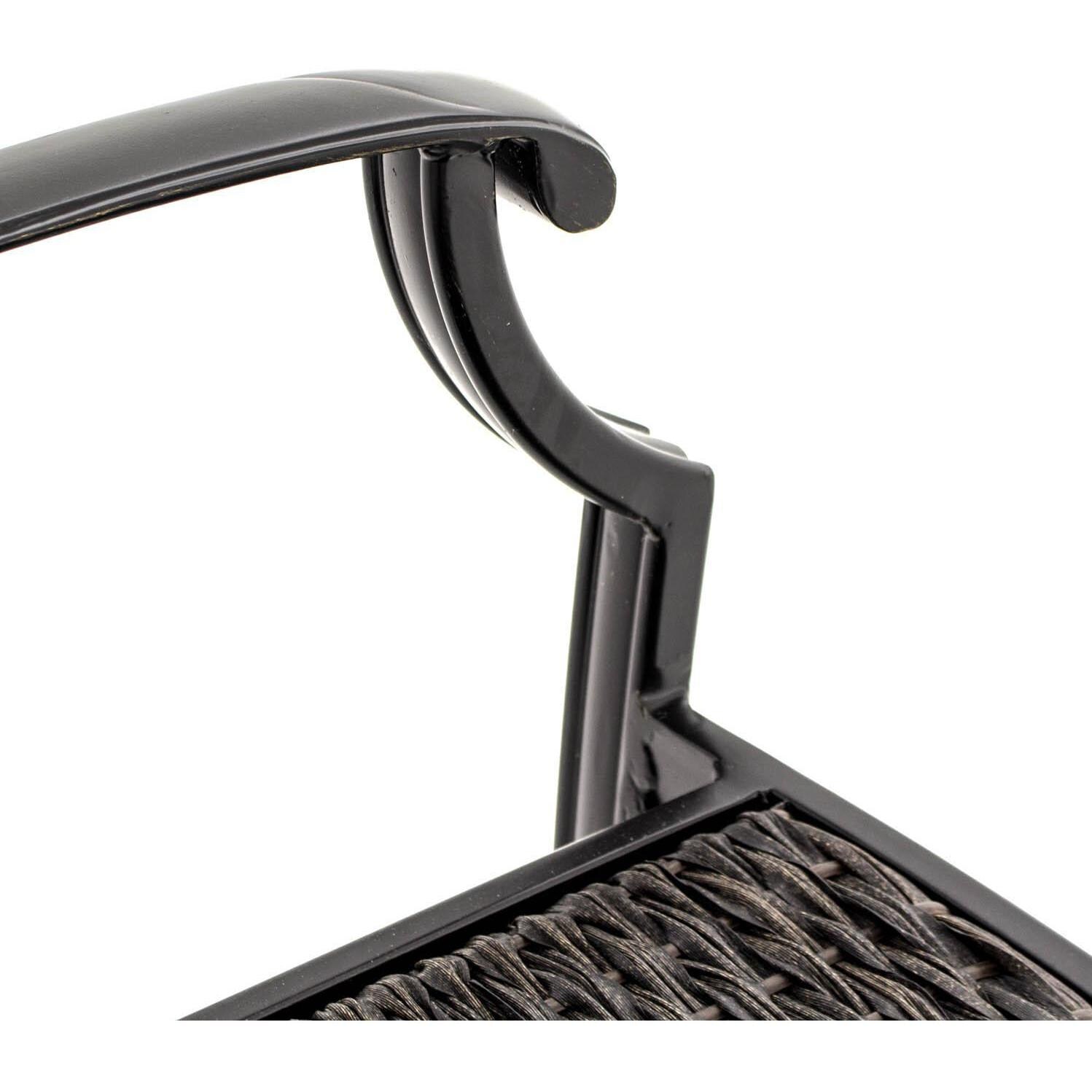 Carondelet Wicker Patio Dining Chair - Corner Detail - 1026W01ORB thumbnail