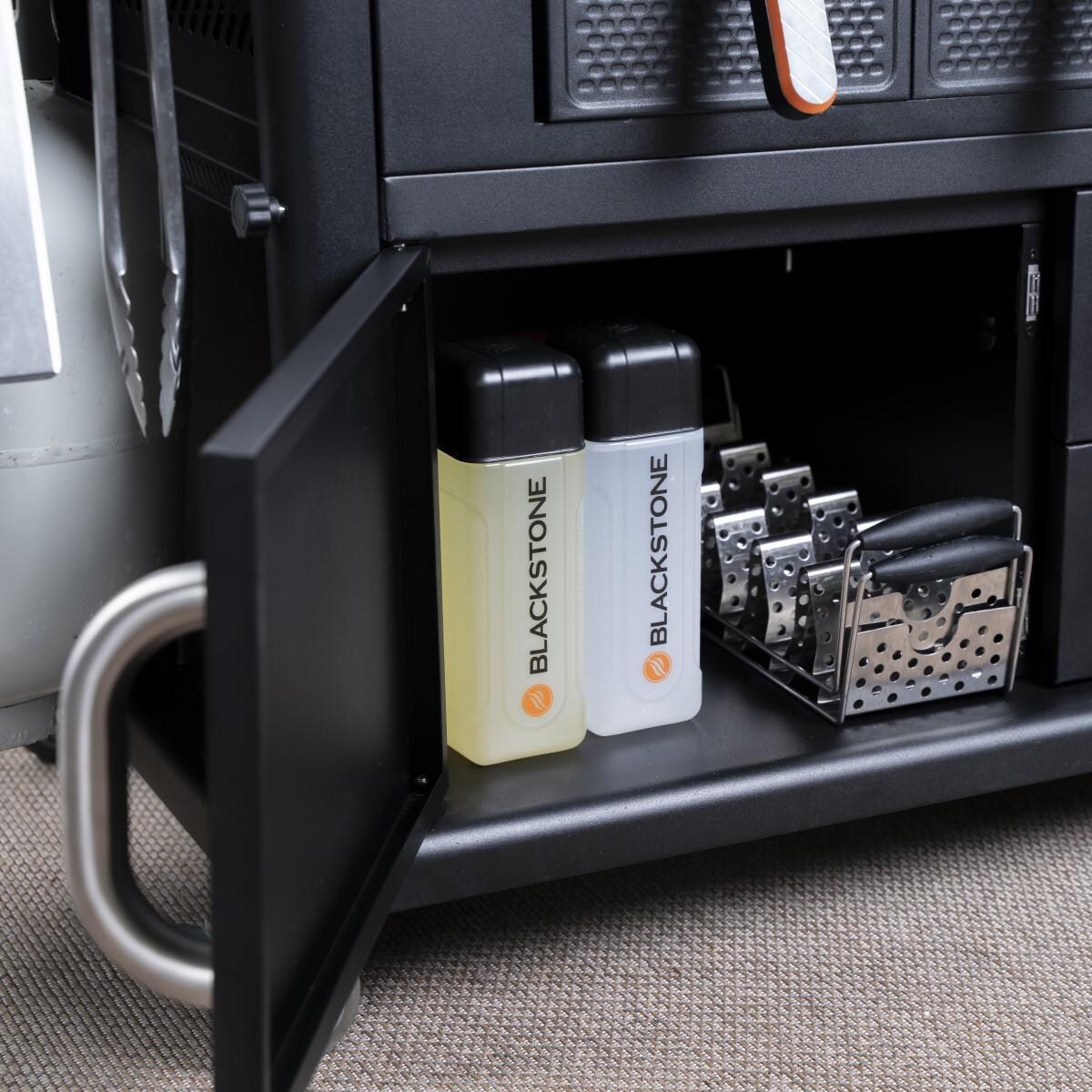 Blackstone 1923 Patio 36 Inch Griddle Cooking Station W/ Air Fryer - Storage Cabinet - Detail thumbnail